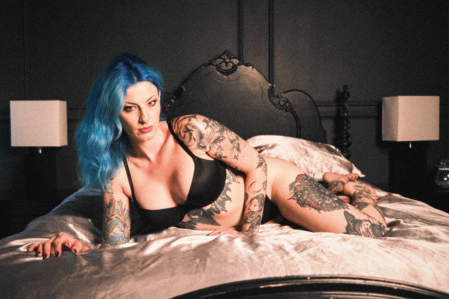 Casual Gothic Boudoir boudoir photography in Dallas, image 6 of 12