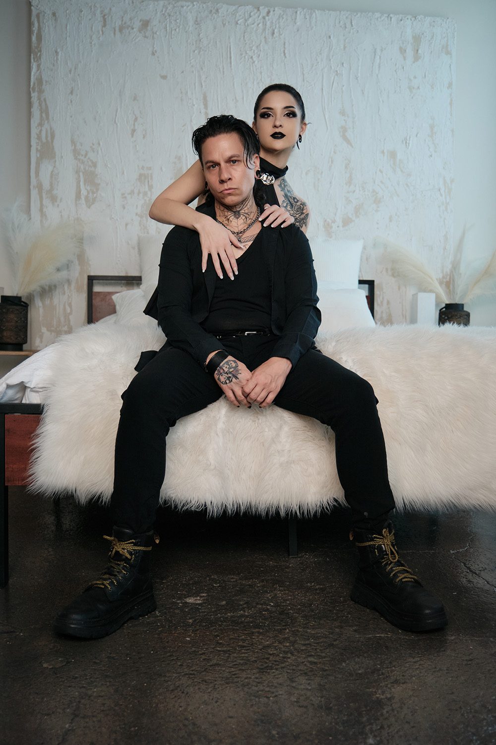 Corporate Goth boudoir photography in Dallas, image 10 of 15