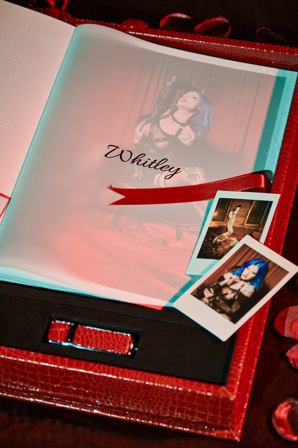 Polaroid prints included with Treasure Box, Dallas boudoir keepsakes